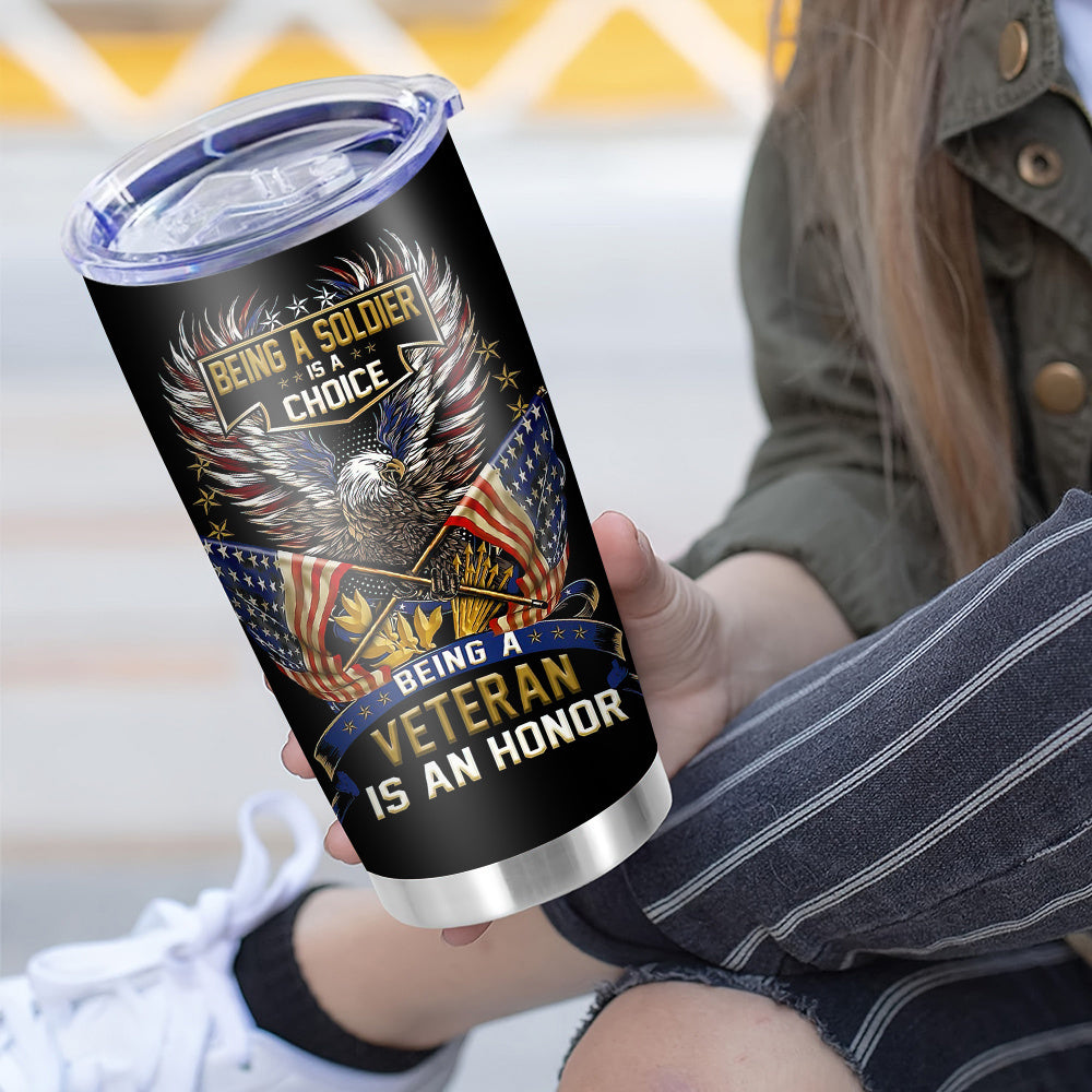 20oz 304 Stainless Steel Vacuum Insulated Tumbler With Lid, Straw And Patriotic Design