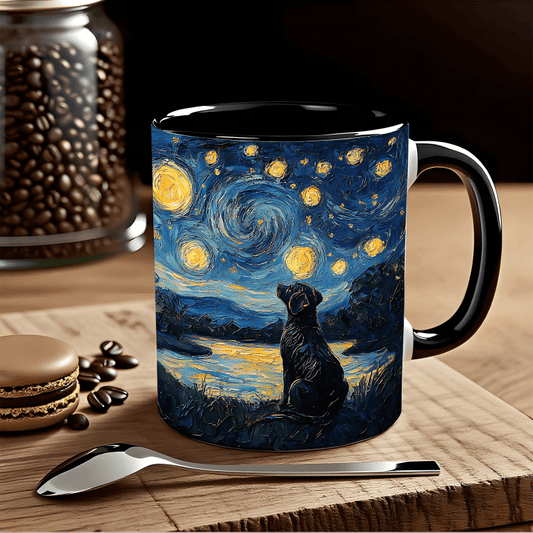 Van Gogh Starry Night Ceramic Mug 11oz - Art Inspired Coffee Cup For Home Decor And Gifts For Art Lovers
