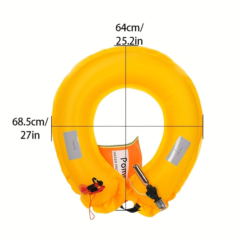 Pomerol Self Inflating Car Life Buoy Kit Window Breaker