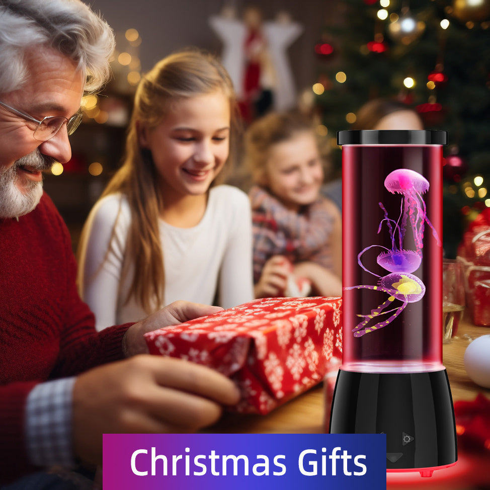 Jellyfish Lamp Aquarium Mood Light 17 Color Modes USB