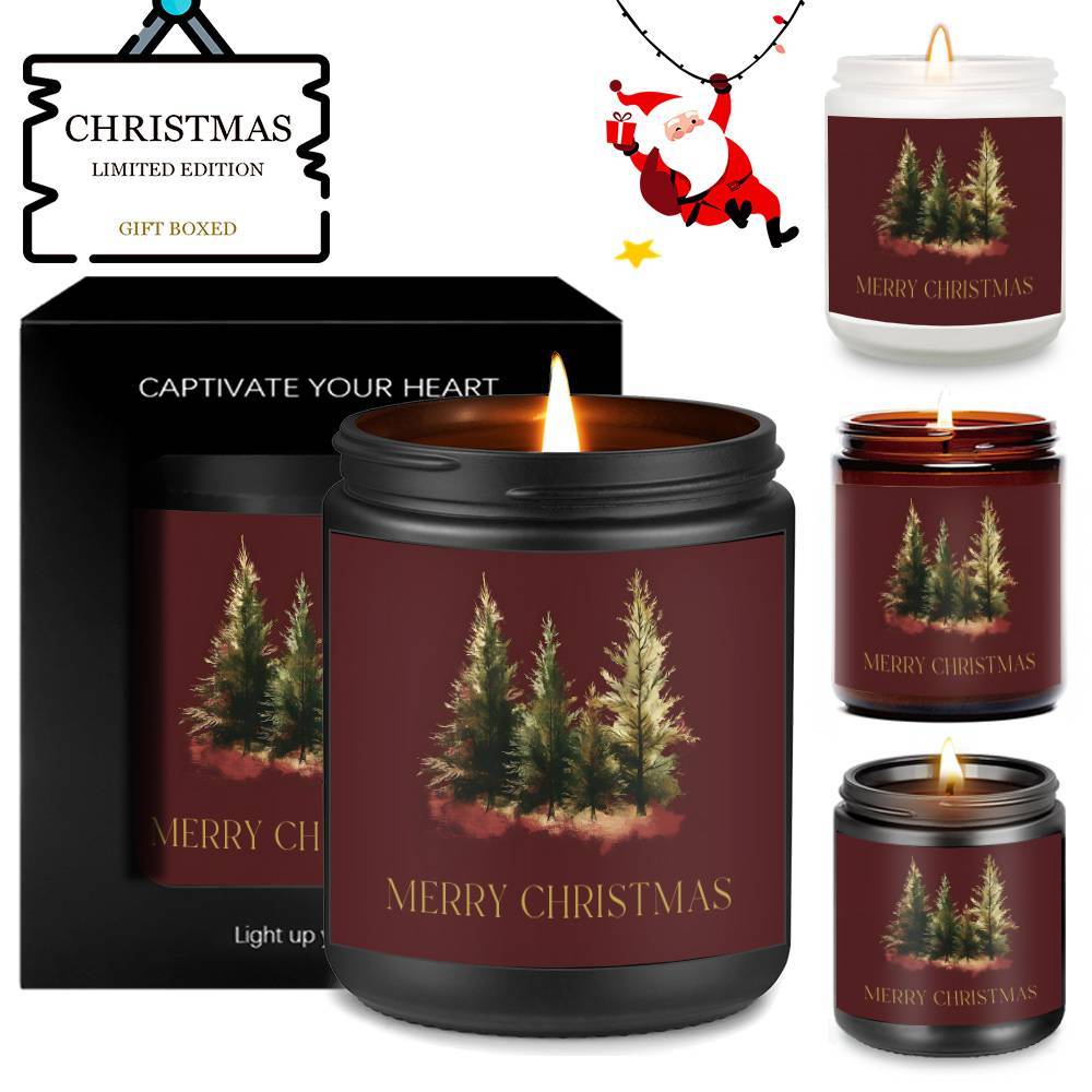 Lavender Scented Beeswax Soy Blend Candle In Maroon Jar