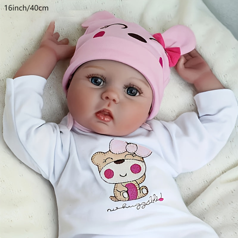 Realistic Reborn Baby Doll 18 Inch Vinyl For Ages 3 And Up
