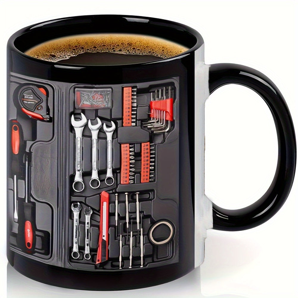 Mechanic Toolbox Mug 11oz Ceramic Coffee Cup With Tools