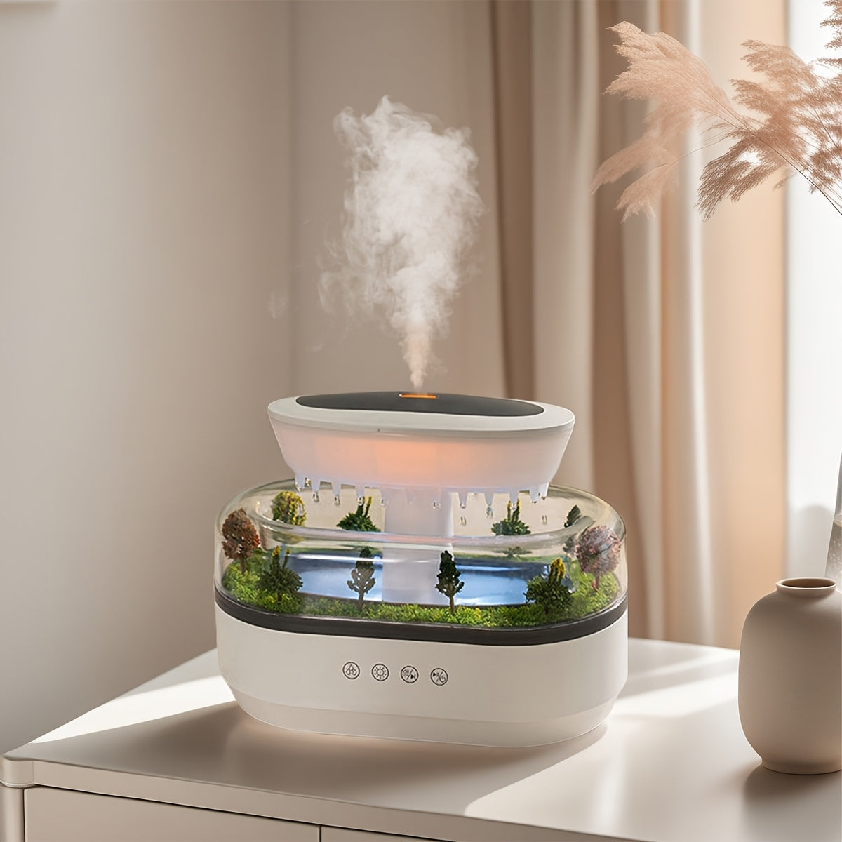 Miniature Landscape Humidifier Aroma White Noise Diffuser