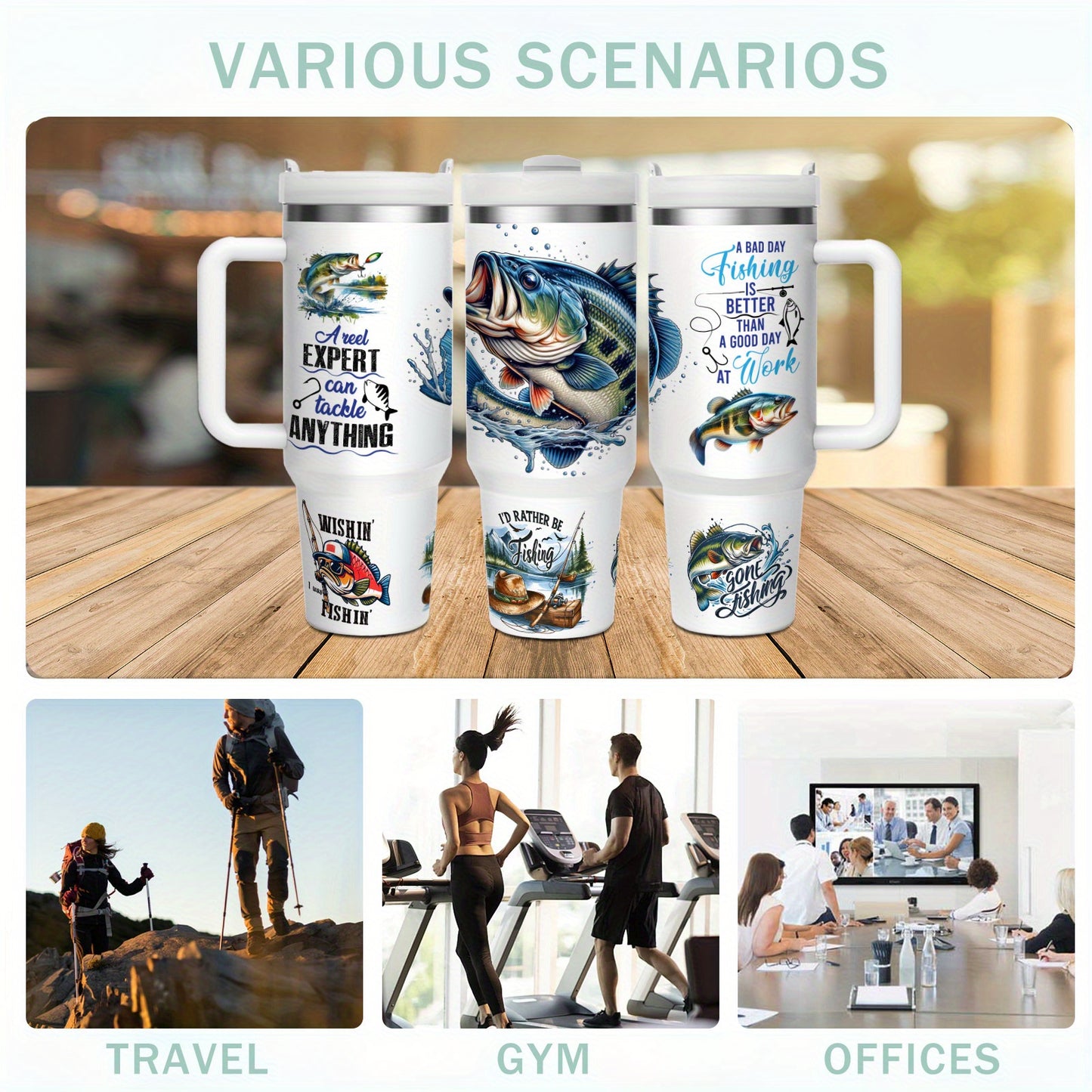 40oz Stainless Steel Vacuum Insulated Bottle With Handle