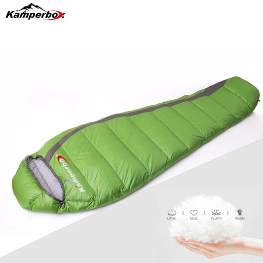 Kamperbox Ultralight Down Sleeping Bag For Winter Camping