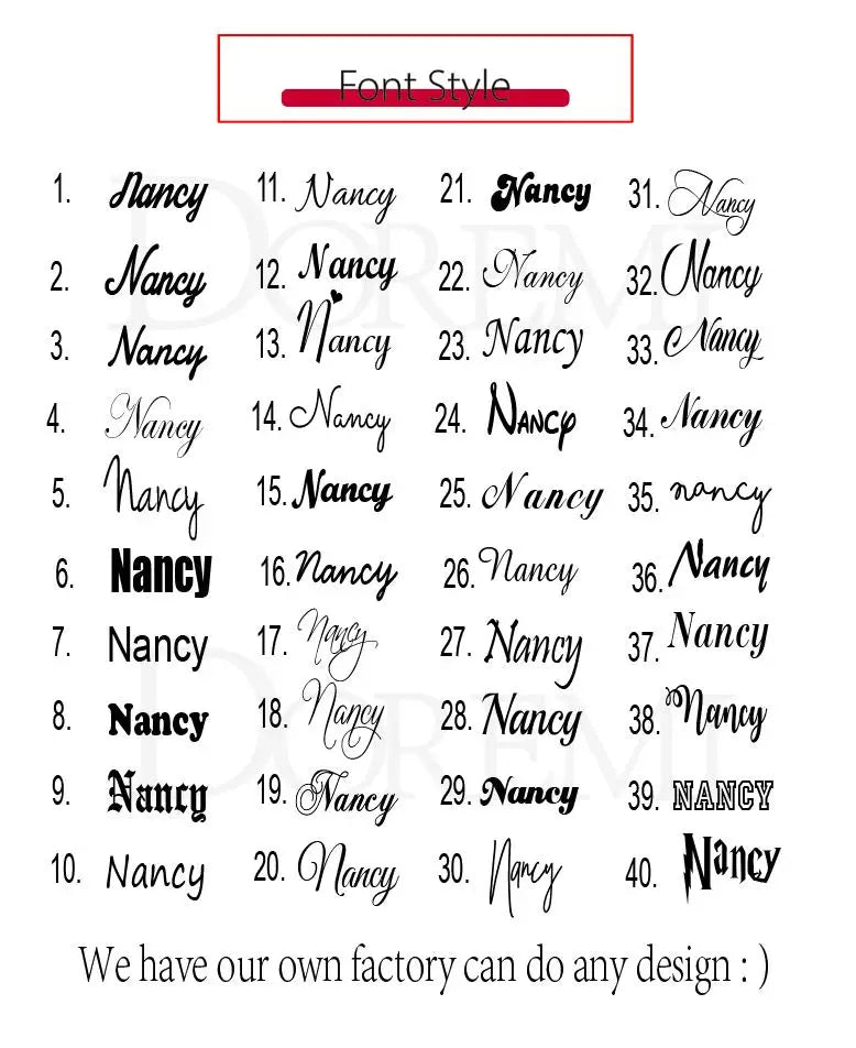 DOREMI Stainless Steel Handmade Custom Name Personalized Name Necklaces for Women Jewelry Gold Filled Heart Statement Choker