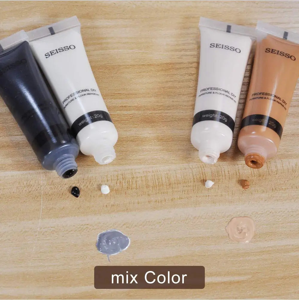 Wood Filler 12 Pieces Repair Kit For Floor And Furniture