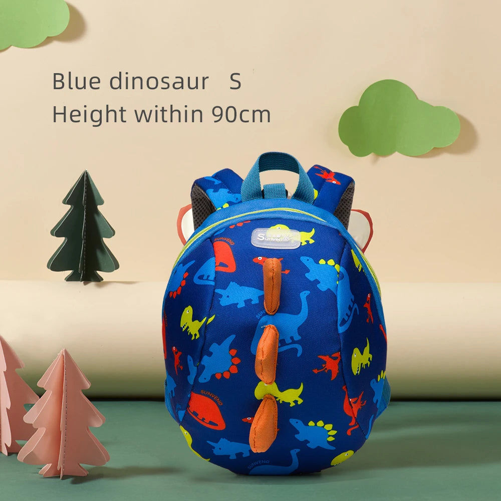 Sunveno Kids Lunch Backpack With Safety Harness Dinosaur