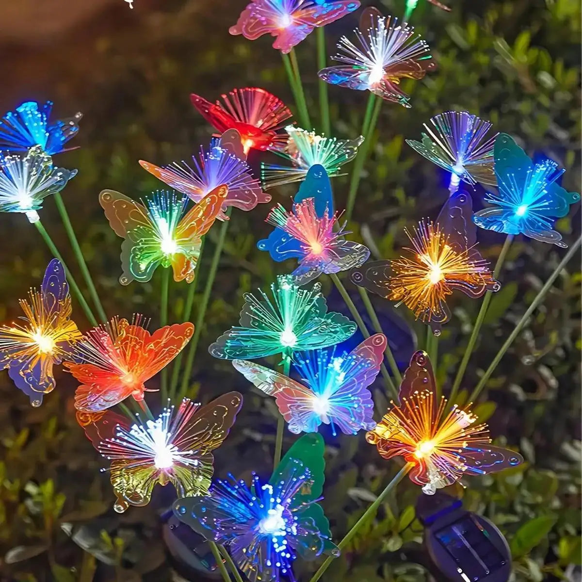Solar LED Butterfly Garden Light for Outdoor Decoration