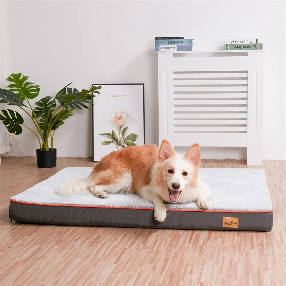 Premium Orthopedic Memory Foam Dog Bed Waterproof Mattress