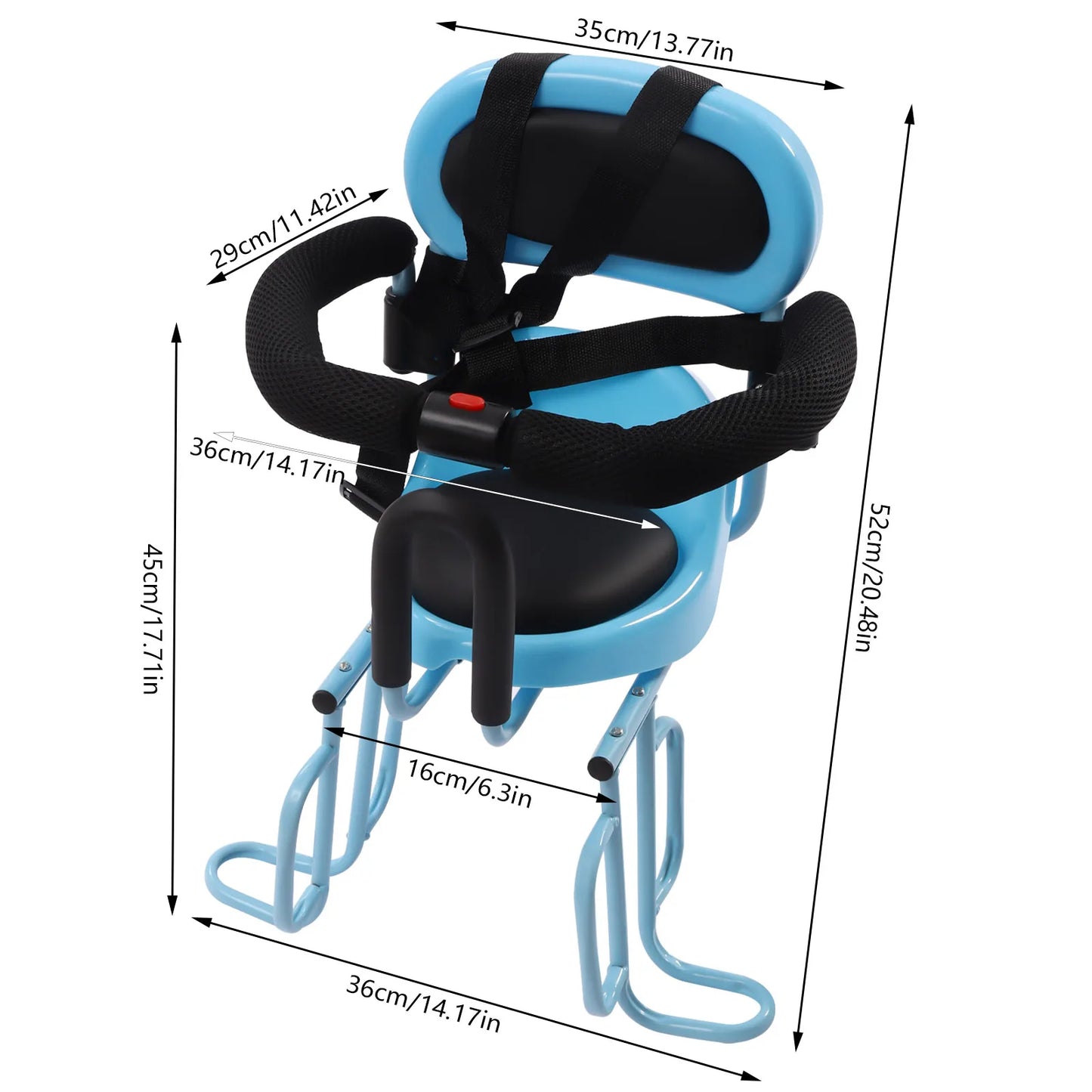 Child Bike Seat Rear Back Safety For Kids Bicycle Saddle Seats Rack Rest Cushion Child Carrier Rack