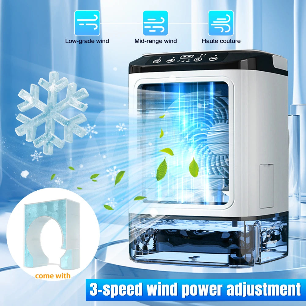 Multifunction Portable Cooling Fan Air Cooler With 3 Speeds