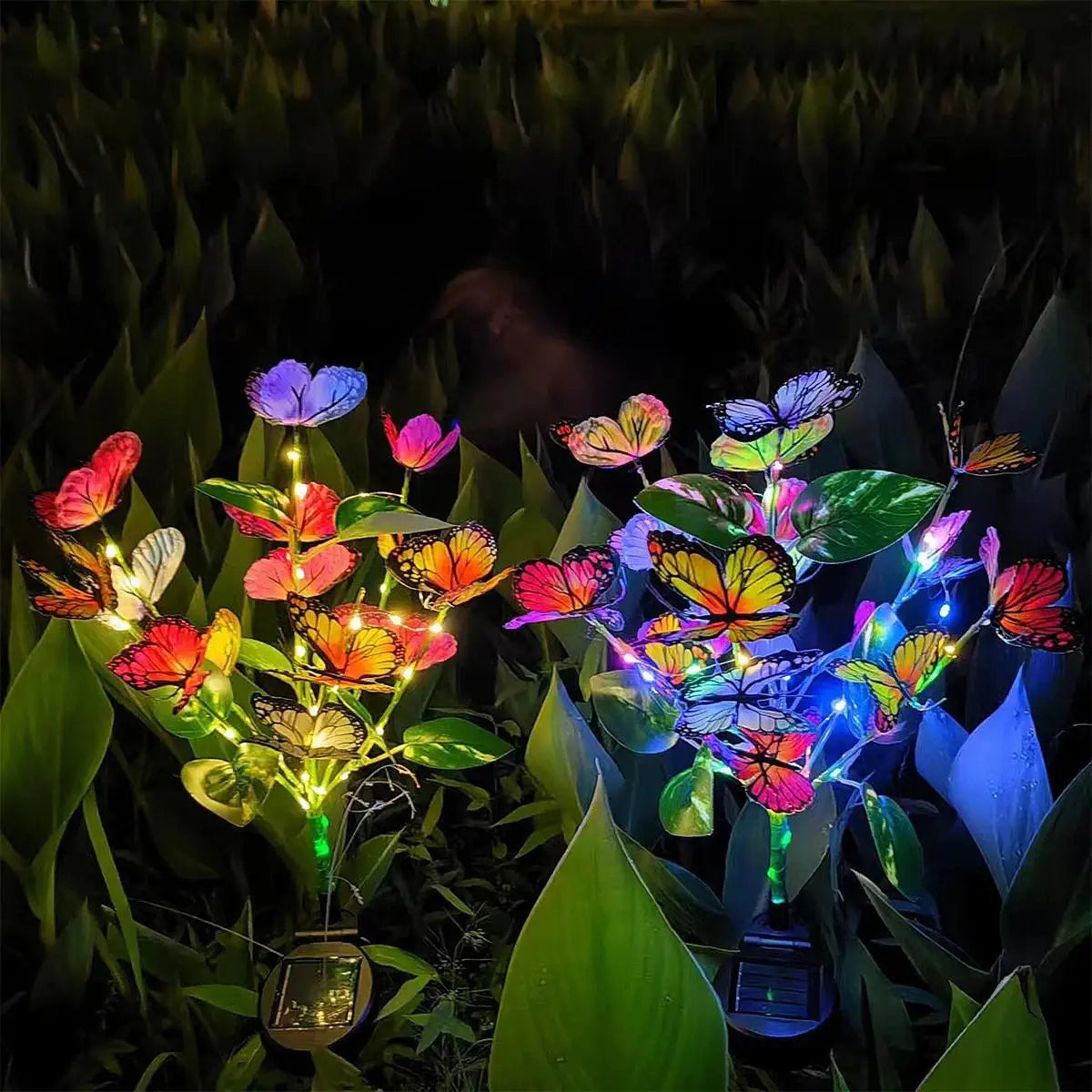 Solar LED Butterfly Garden Light for Outdoor Decoration