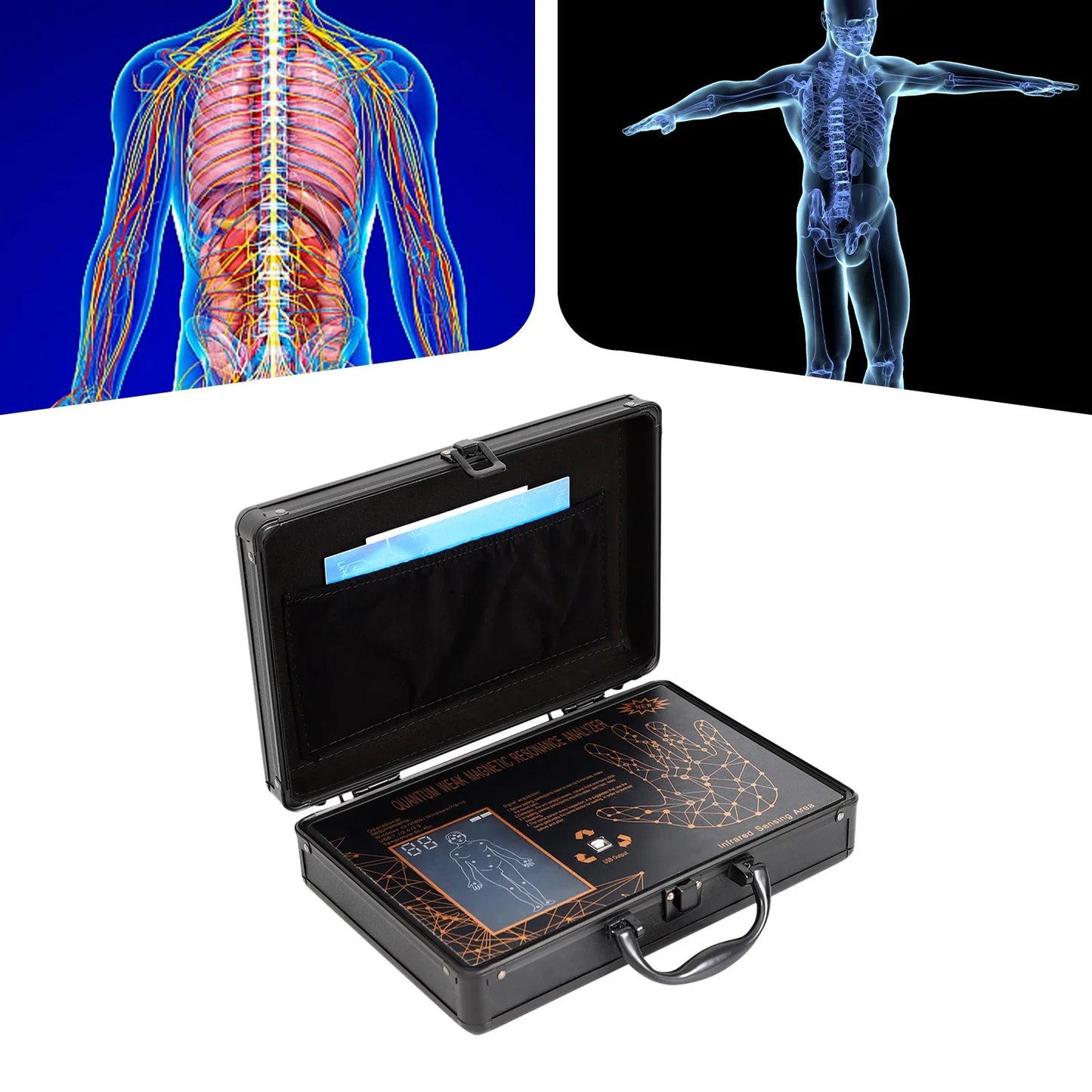 Bymaocar Quantum Magnetic Resonance Body Analyzer Scanner
