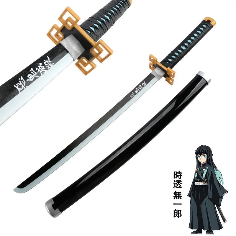Kimetsu no Yaiba Original Anime Katana Cosplay Weapon Demon Slayer Sword Zenitsu Kyoujurou Tanjiro Swords