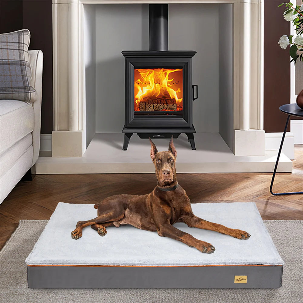 Premium Orthopedic Memory Foam Dog Bed Waterproof Mattress
