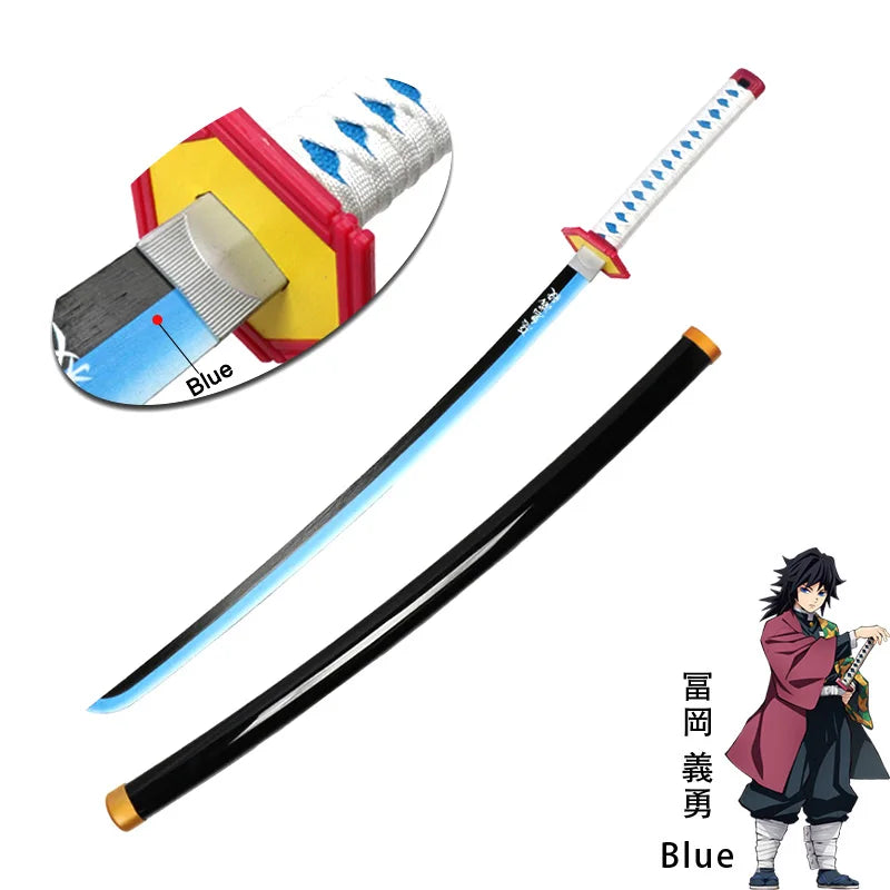 Kimetsu no Yaiba Original Anime Katana Cosplay Weapon Demon Slayer Sword Zenitsu Kyoujurou Tanjiro Swords