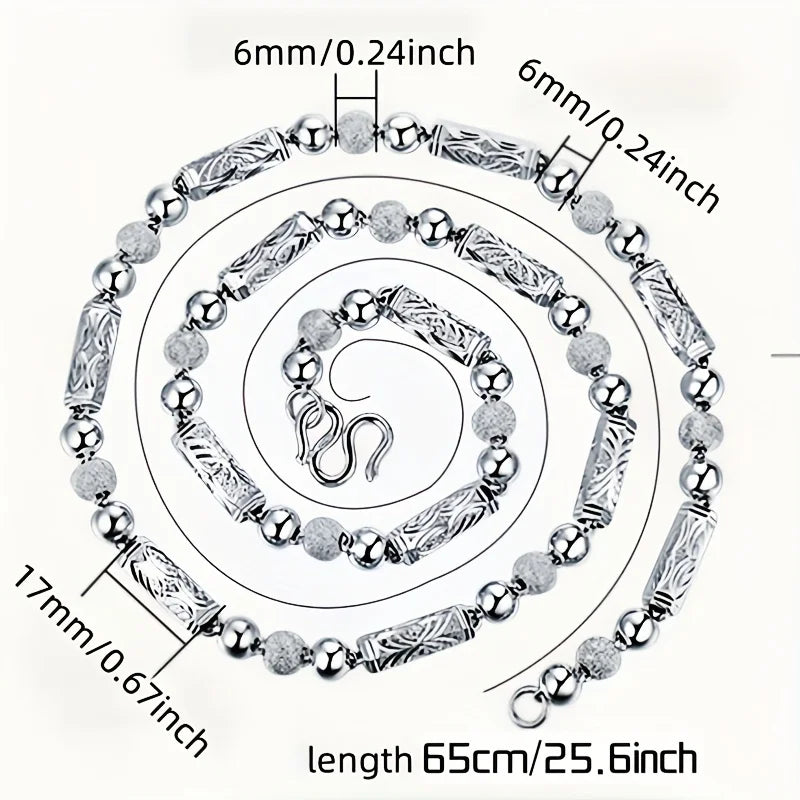 925 Sterling Silver Chain Necklace For Men Daily Wear Gift