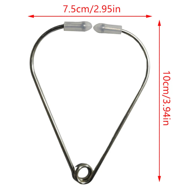 Stainless Steel Acupoint Massager Ring 3-in-1 Hand Palm Foot Acupoint Clip Portable Pressure Stimulator Acupoint Massager Clip