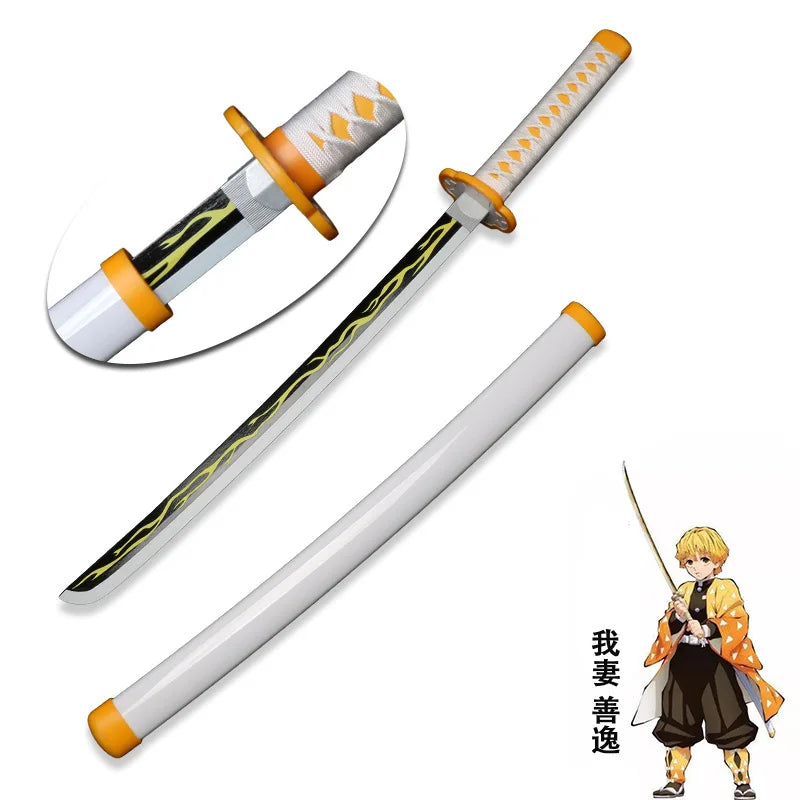 Kimetsu no Yaiba Original Anime Katana Cosplay Weapon Demon Slayer Sword Zenitsu Kyoujurou Tanjiro Swords
