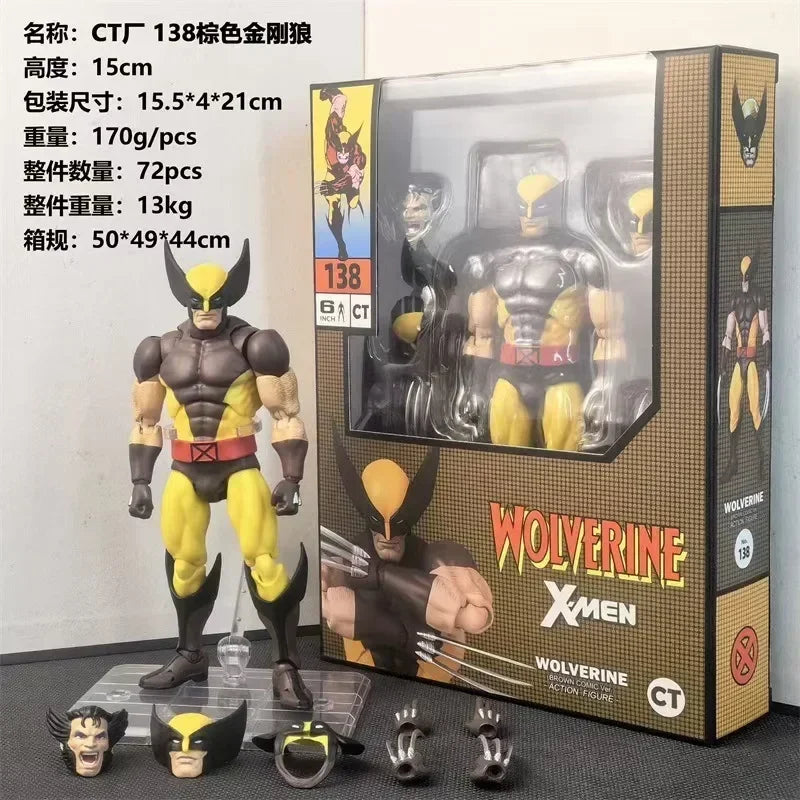 Ct Toys Wolverine Mafex 096 138 Manga Version Logan Classic Battle Suit Marvel