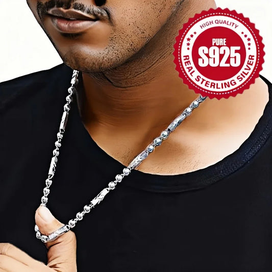 925 Sterling Silver Chain Necklace For Men Daily Wear Gift
