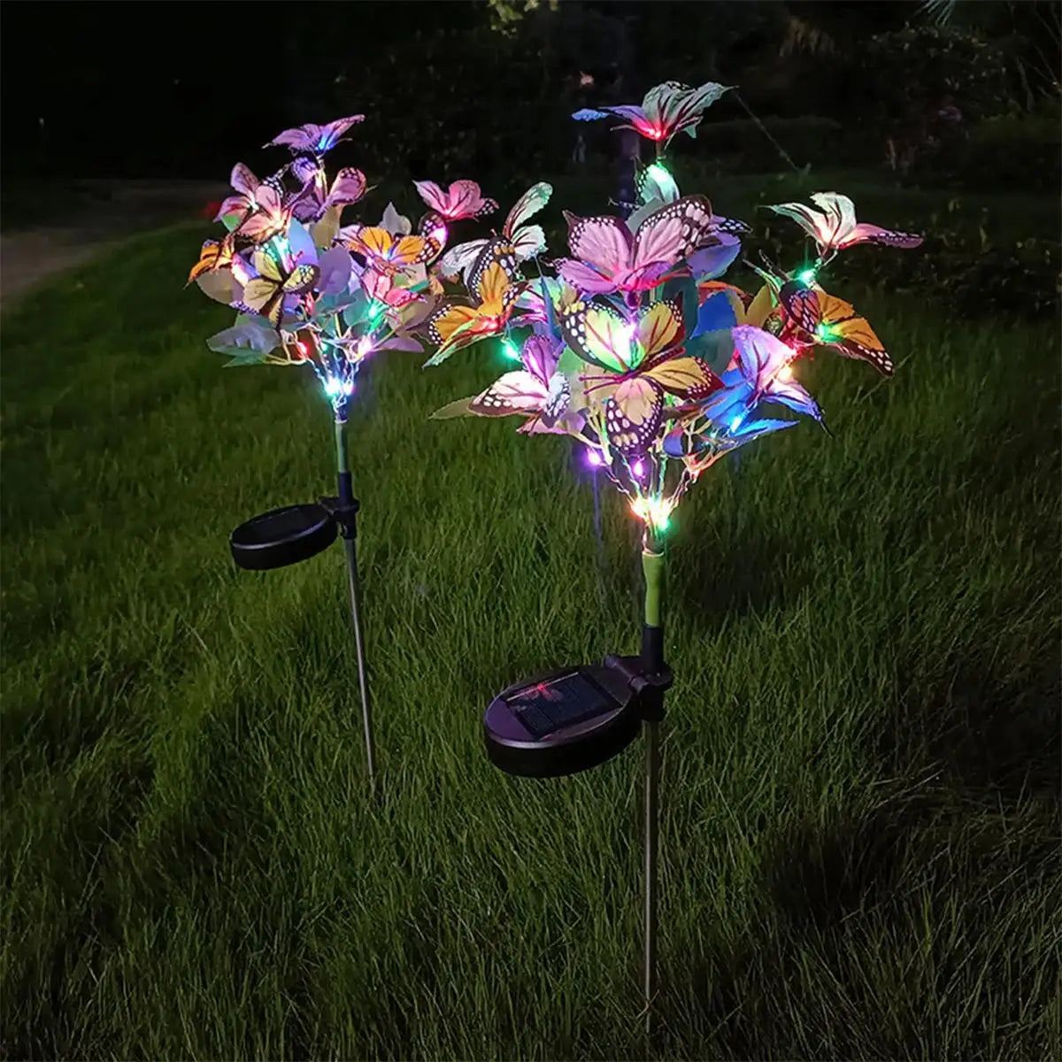 Solar LED Butterfly Garden Light for Outdoor Decoration