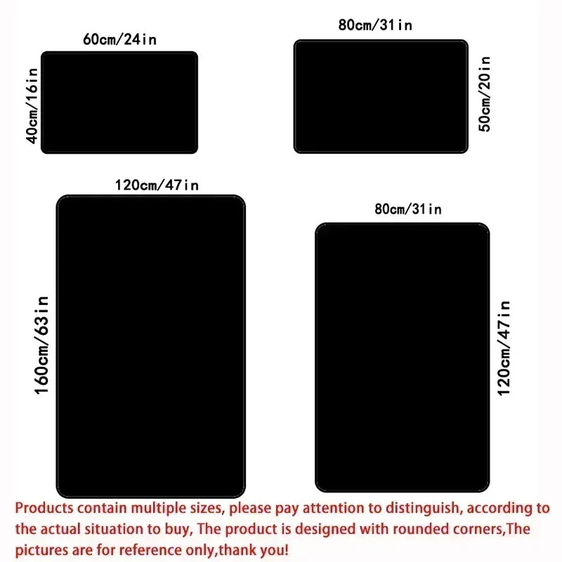 GTR Carpet For Men Bedroom Game Room Non Slip Rug Floor Mat