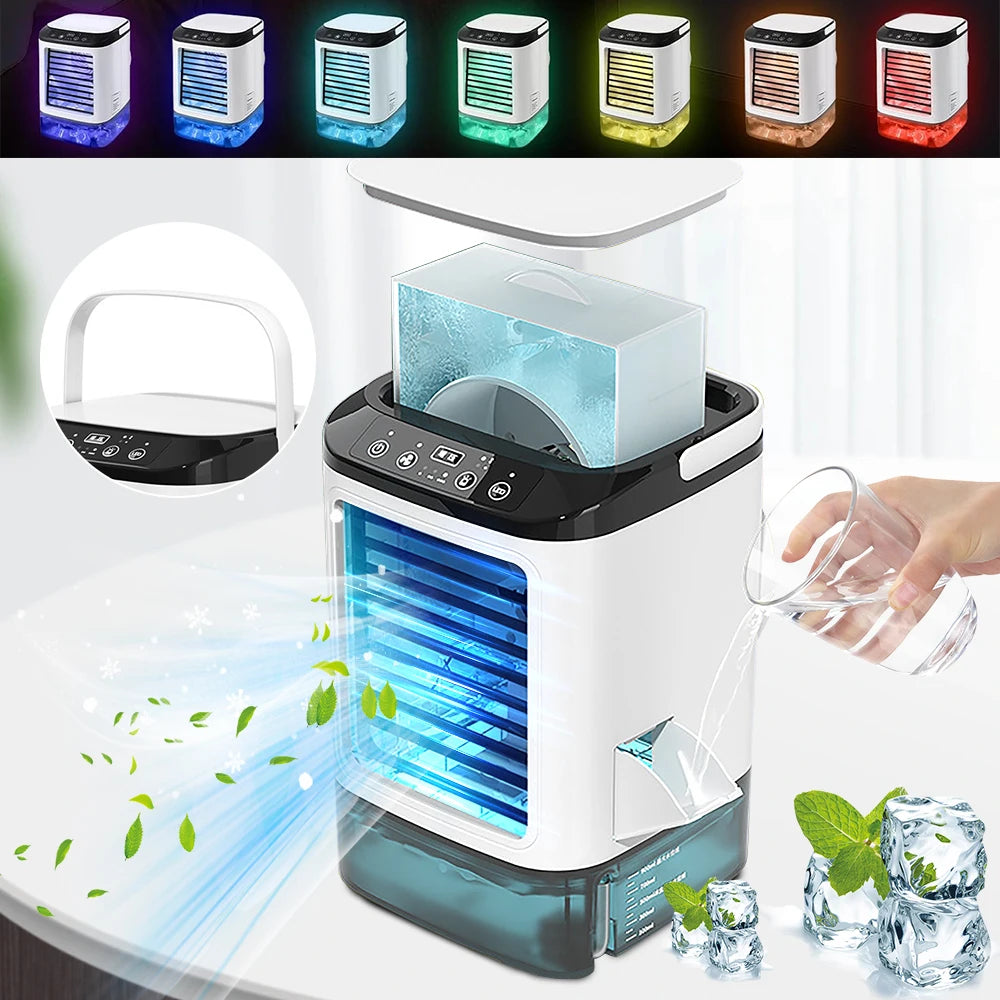 Multifunction Portable Cooling Fan Air Cooler With 3 Speeds