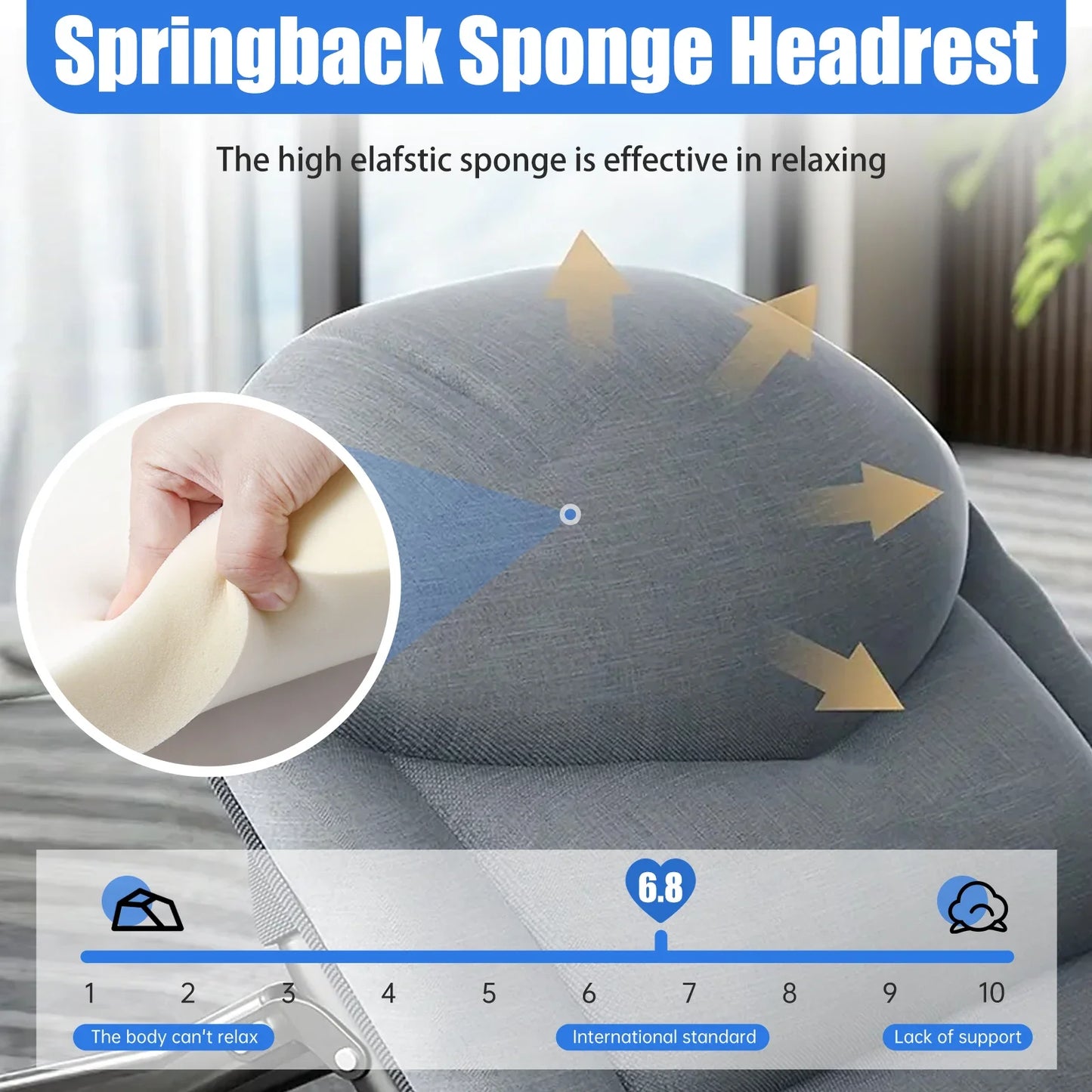 American Folding Bed, Household Single Sofa Bed, Nap And Nap Lounge Chair, Essential For Courtyard Sunbathing