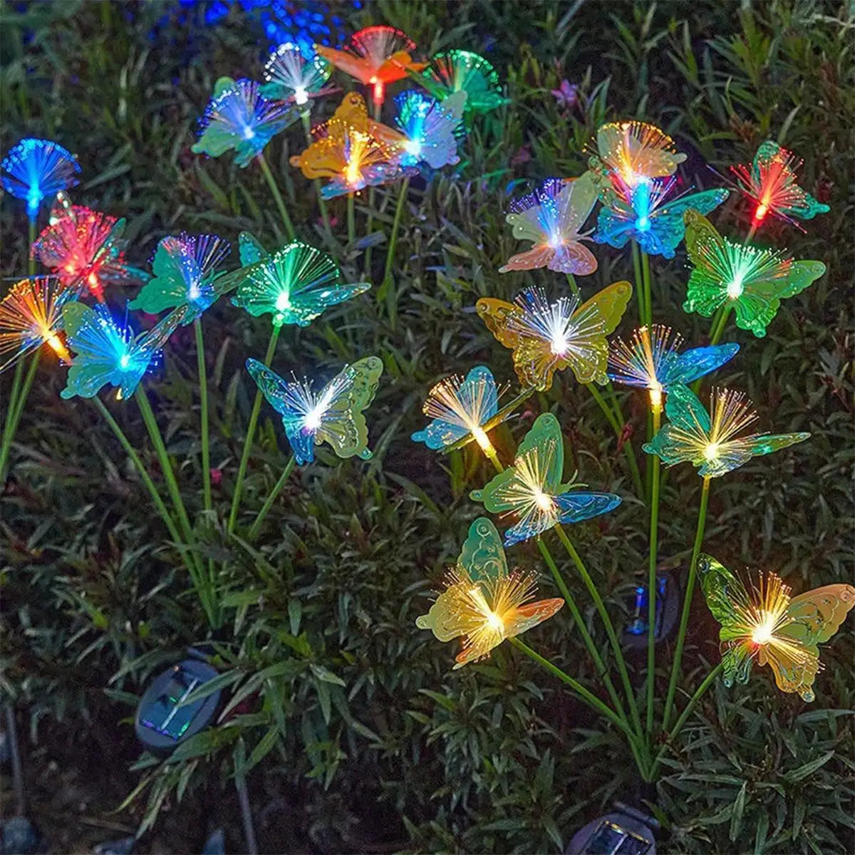 Solar LED Butterfly Garden Light for Outdoor Decoration