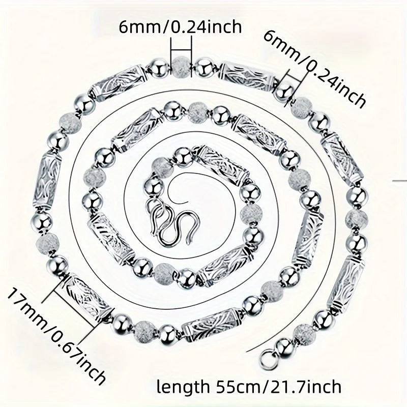 925 Sterling Silver Chain Necklace For Men Daily Wear Gift