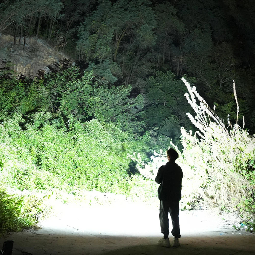 COB LED Inspection Lamp Waterproof Flashlight With Magnetic Base Rechargeable