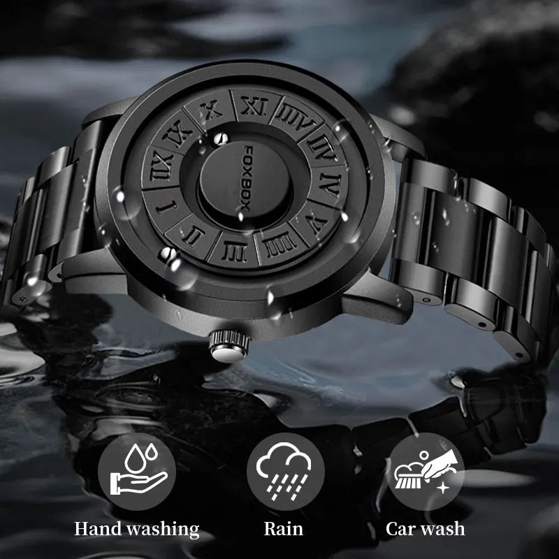 FOXBOX Military Waterproof Men Watch Quartz Chronograph