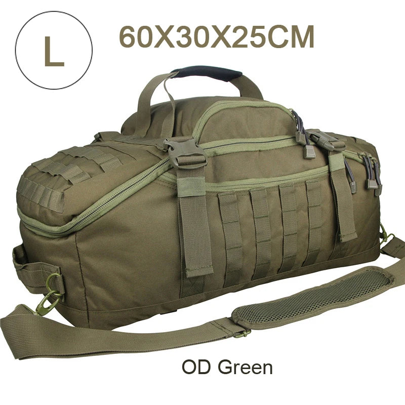 LQARMY 30L 50L 80L MOLLE Tactical Backpack for Outdoor Hiking Camping Travel