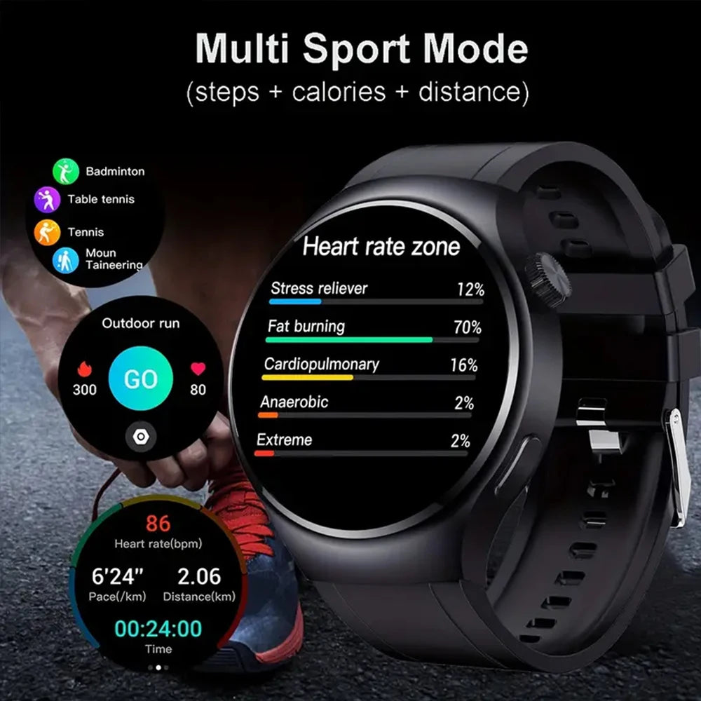 Senbono Men Smart Watch Heart Rate SpO2 Bluetooth Modes