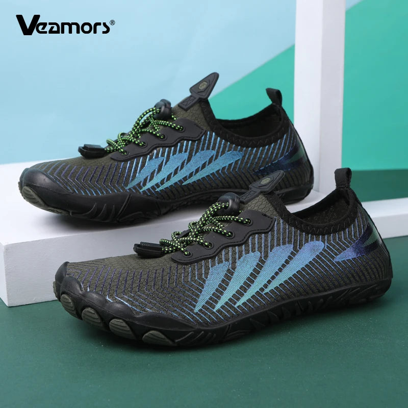 Men's Beach Aqua Shoes Barefoot Quick Dry Water Sports Shoes Women Light Breathable Wading Sneakers for Swimming Surfing Boating