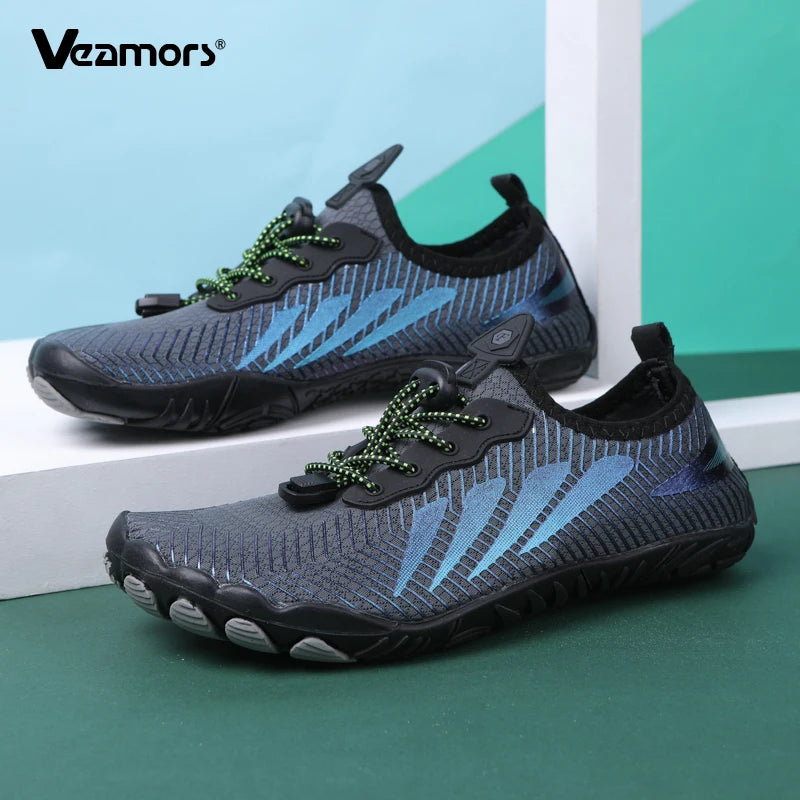 Men's Beach Aqua Shoes Barefoot Quick Dry Water Sports Shoes Women Light Breathable Wading Sneakers for Swimming Surfing Boating