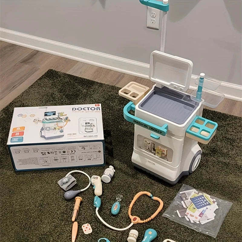 Kids Doctor Set 26 Piece Pretend Medical Station Toy Kit