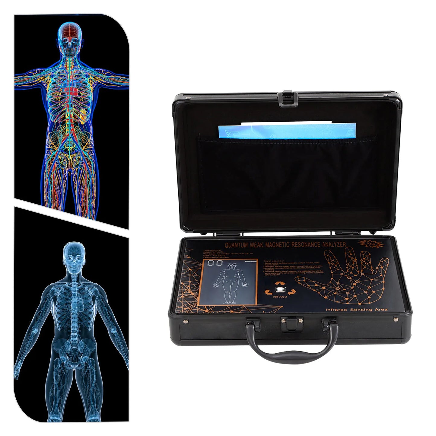 Bymaocar Quantum Magnetic Resonance Body Analyzer Scanner