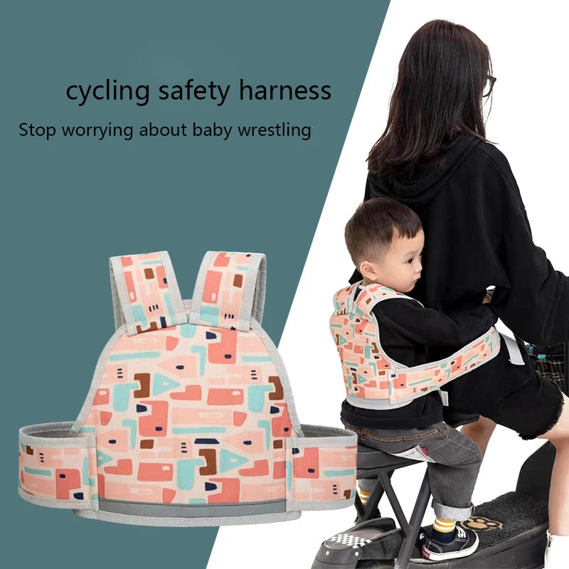Children's Reflective Seat Belt Harness For Motorcycle