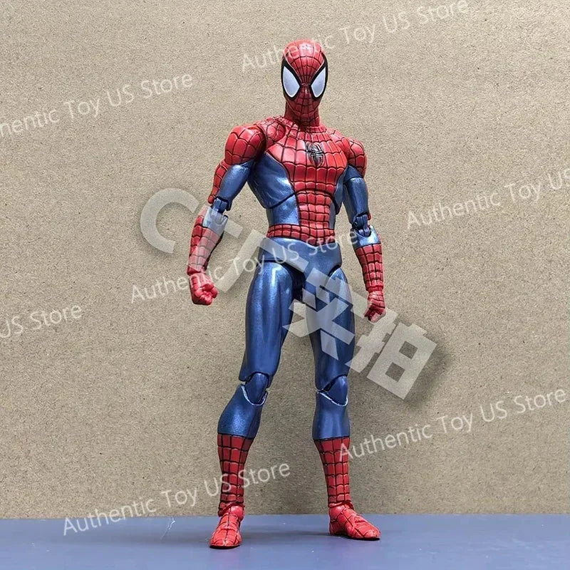 Mafex 075 The Amazing Spider Man Comic Ver Action Figure One Twelve Scale Gift