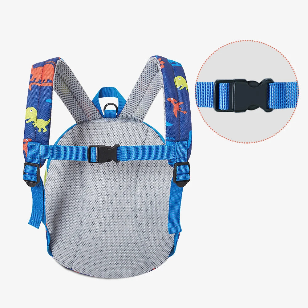 Sunveno Kids Lunch Backpack With Safety Harness Dinosaur