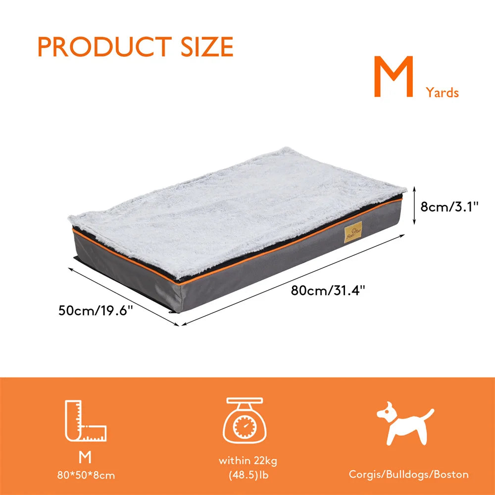 Premium Orthopedic Memory Foam Dog Bed Waterproof Mattress