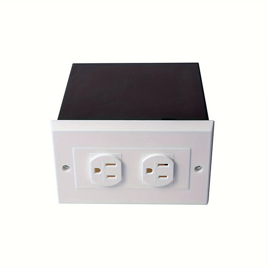 Imitation Double US Plug American Standard Socket Wall Safe Security Secret Hidden Stash Box