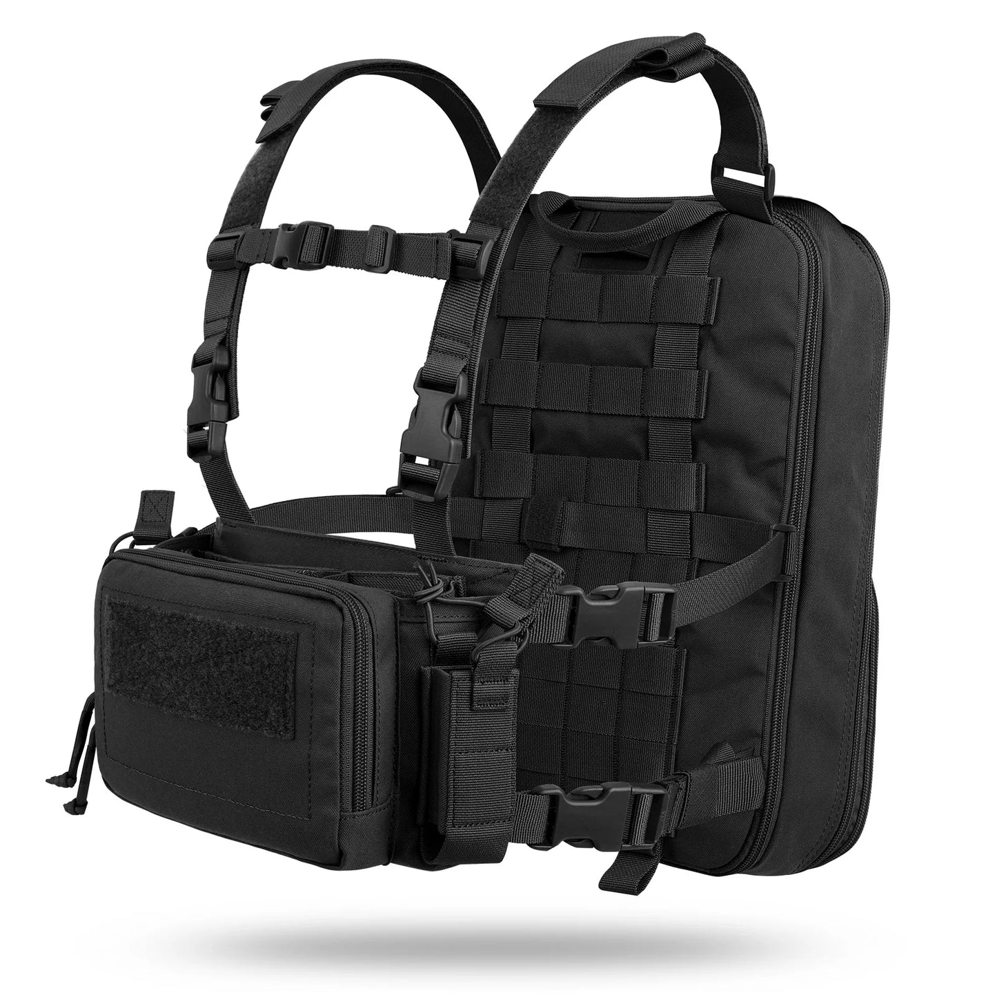 KRYDEX Tactical Flatpack D3 Backpack Bag with D3CR Chest Rig Vest Rifle AK M4 Pistol Magazine Pouch Hunting Outdoor Hiking Gear