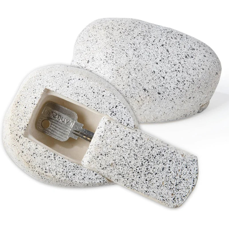 Rock - Stone Look - Hidden Safe Secret Storage Box Keys, Hider Garden or Yard -