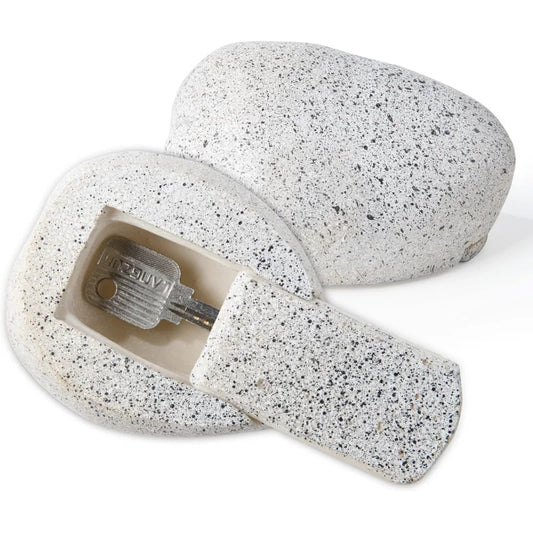 Rock - Stone Look - Hidden Safe Secret Storage Box Keys, Hider Garden or Yard -