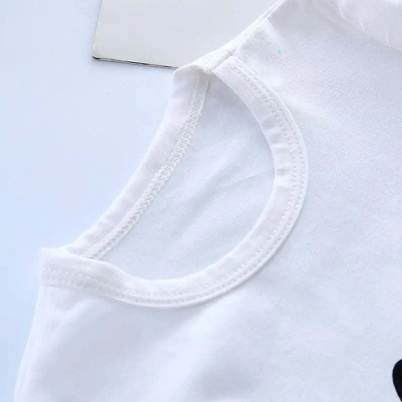 Boys Autumn Letter Jacket Set Round Neck Top Striped Pants